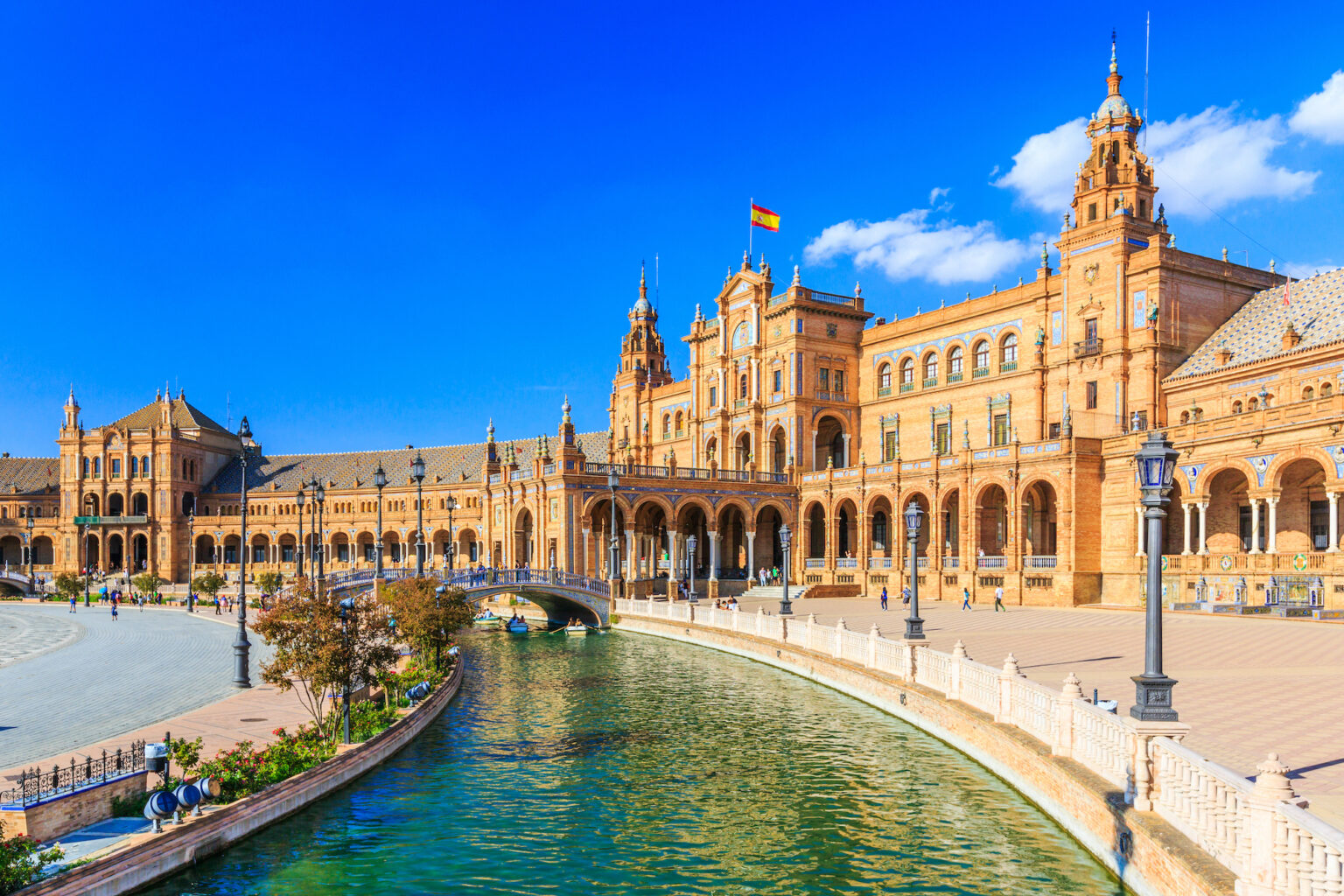 Seville,,Spain.,Spanish,Square,(plaza,De,Espana)