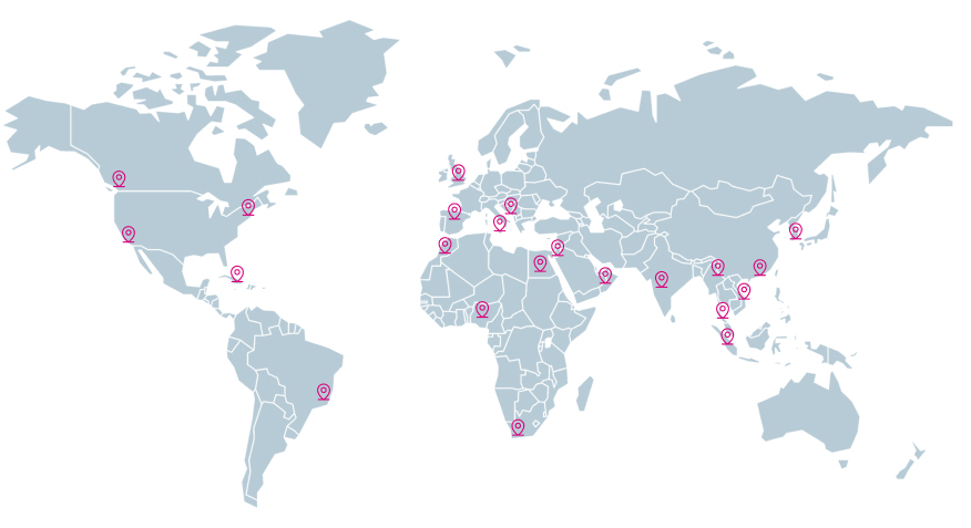 Global Offices Map