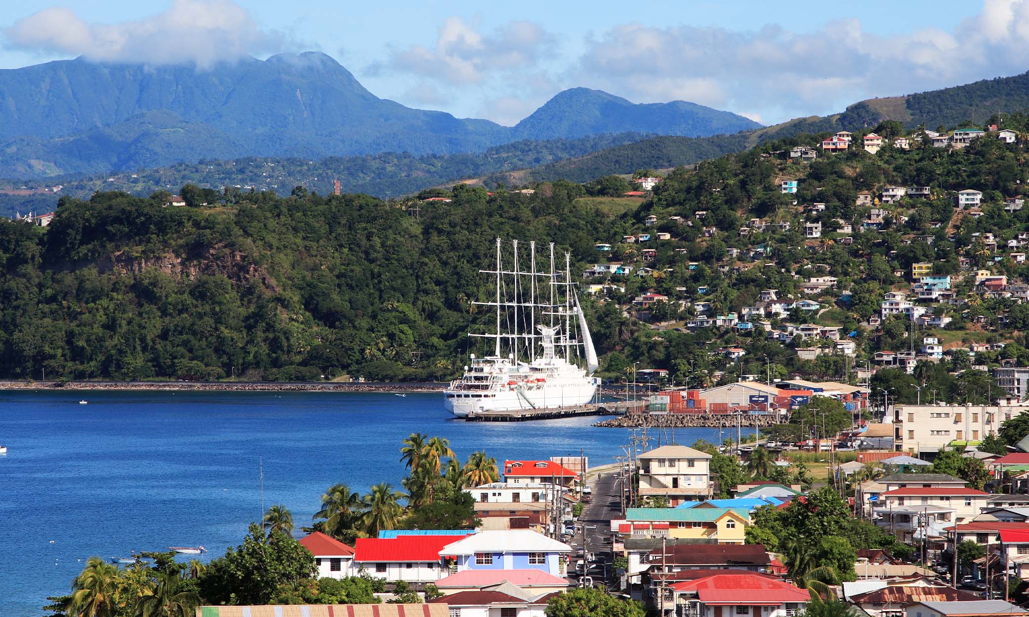 Encontrará Dominica en la región del Caribe Oriental.