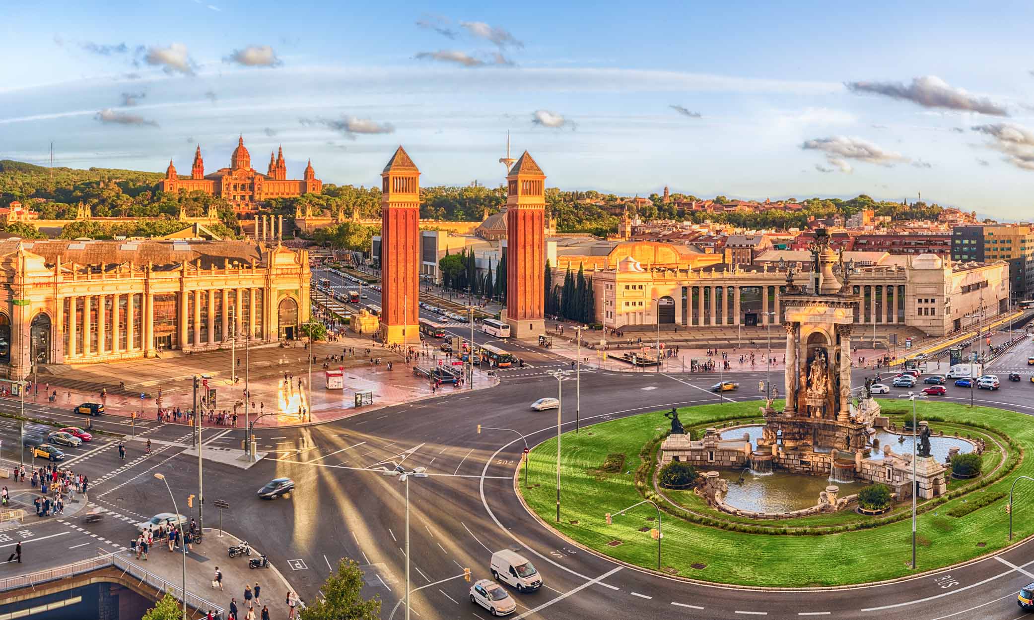 A economia da Espanha está florescendo.