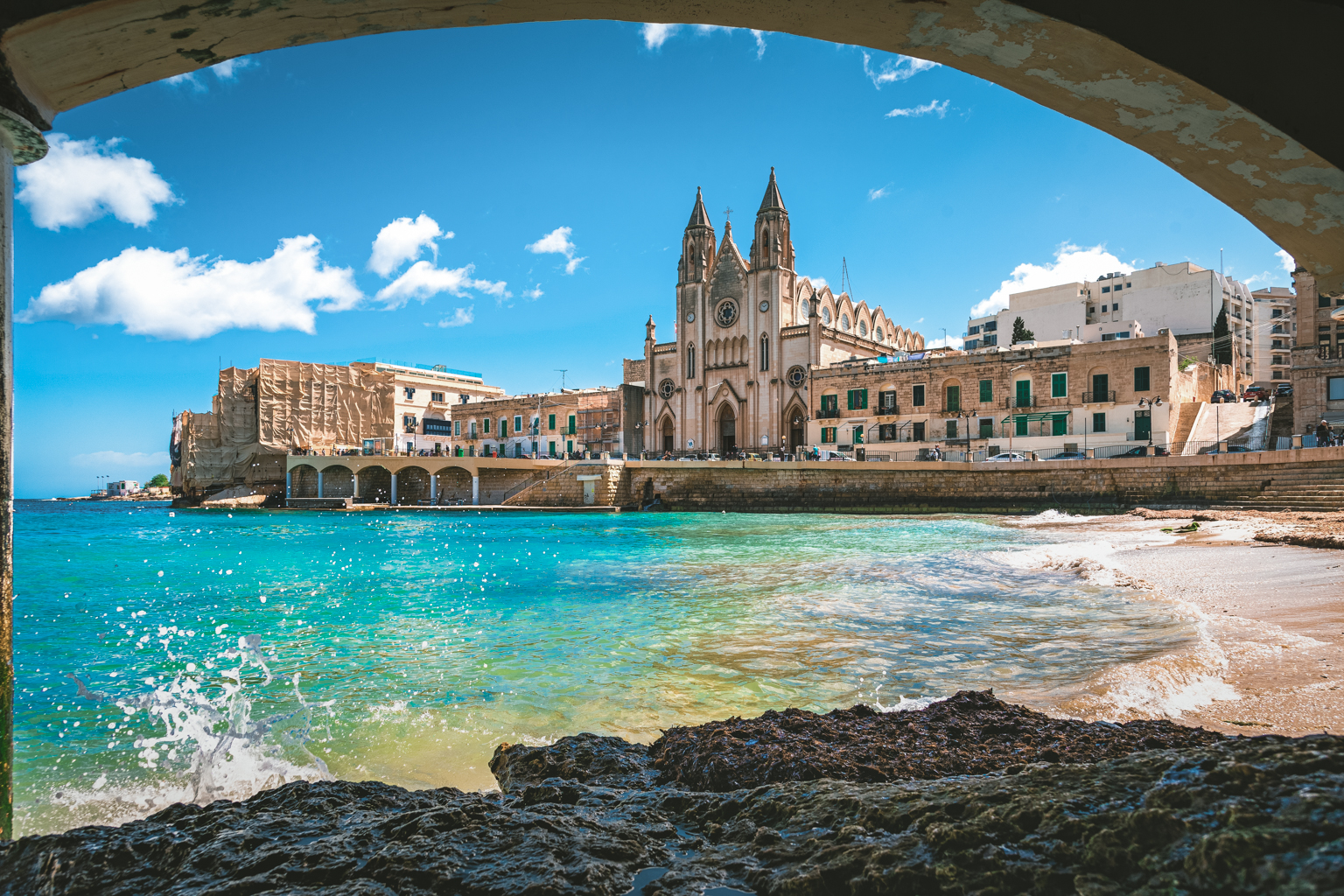 Malta citizenship can see you enjoy the views of St Julian's.